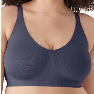 True & Co Soft Form V-Neck Adjustable Strap Bra, Medium 34 DD+ cup